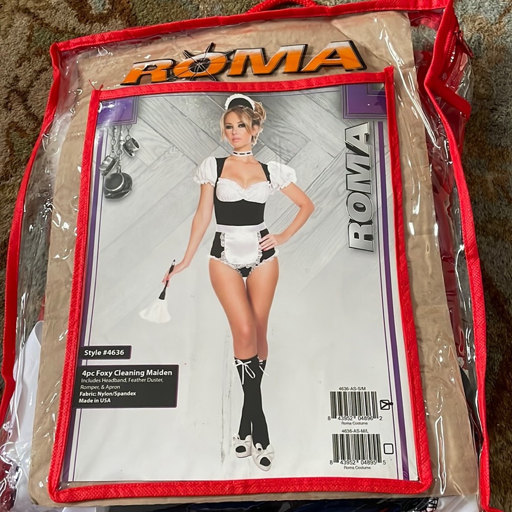Roma Cleaning maiden Costume S/M